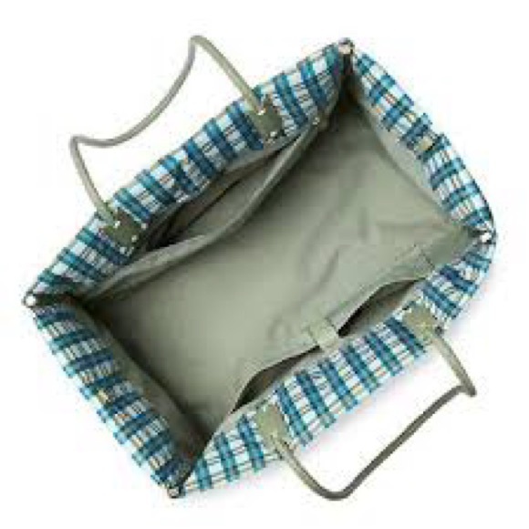 Kate Spade ♠️ Everything Puffy Plaid Tote - Picture 6 of 10